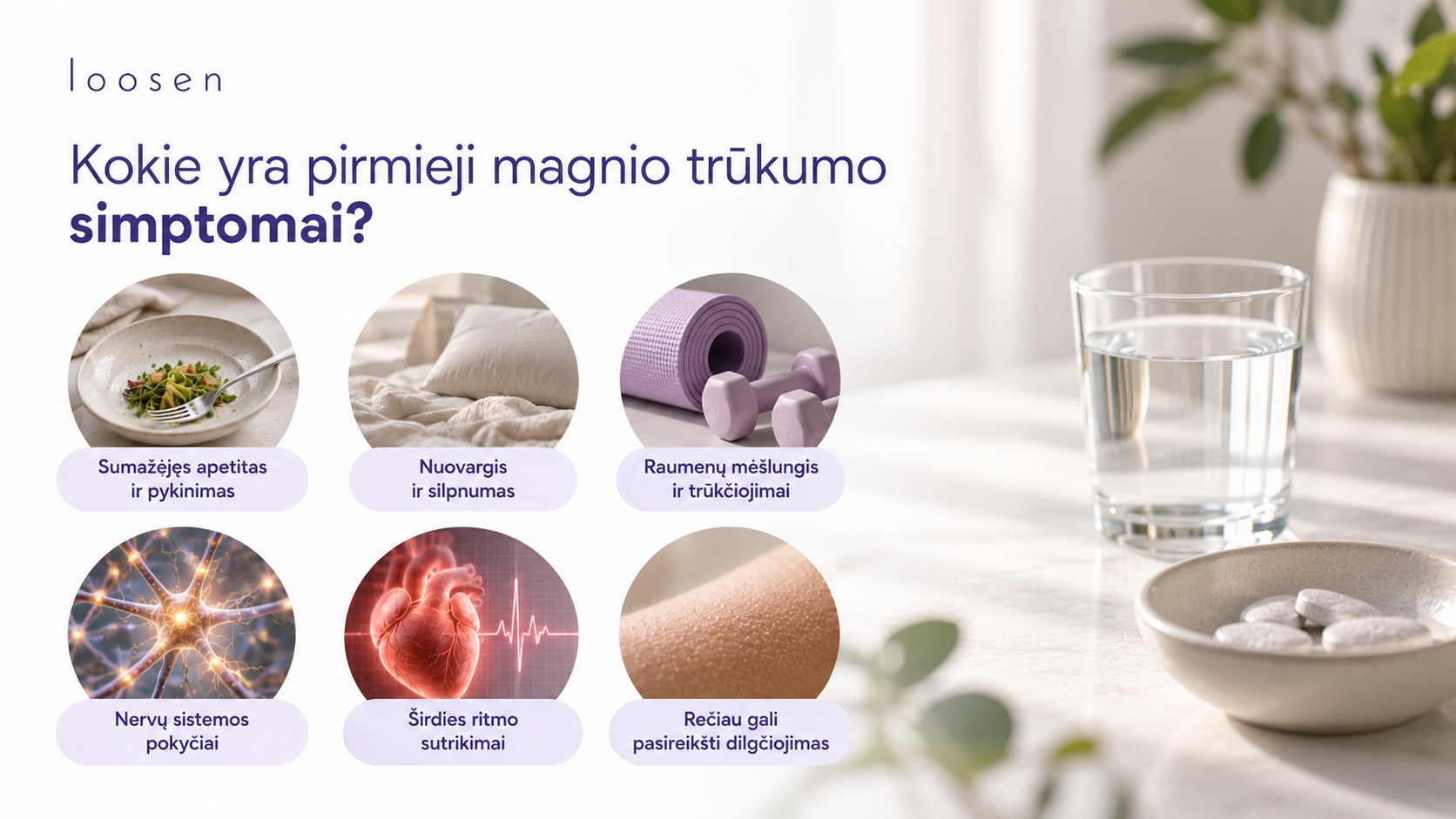 Magnio trūkumas: simptomai, priežastys, mityba ir gydymas Magnio trūkumas: simptomai, priežastys, mityba ir gydymas
