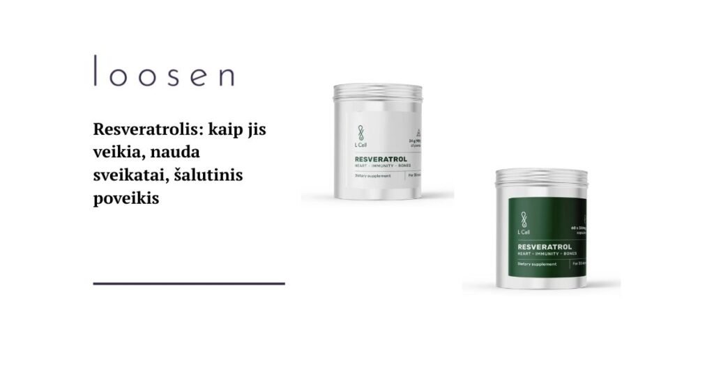 Resveratrolis: kaip jis veikia, nauda sveikatai, šalutinis poveikis