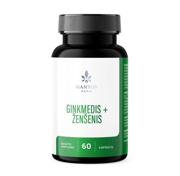ginkmedis + ženšenis