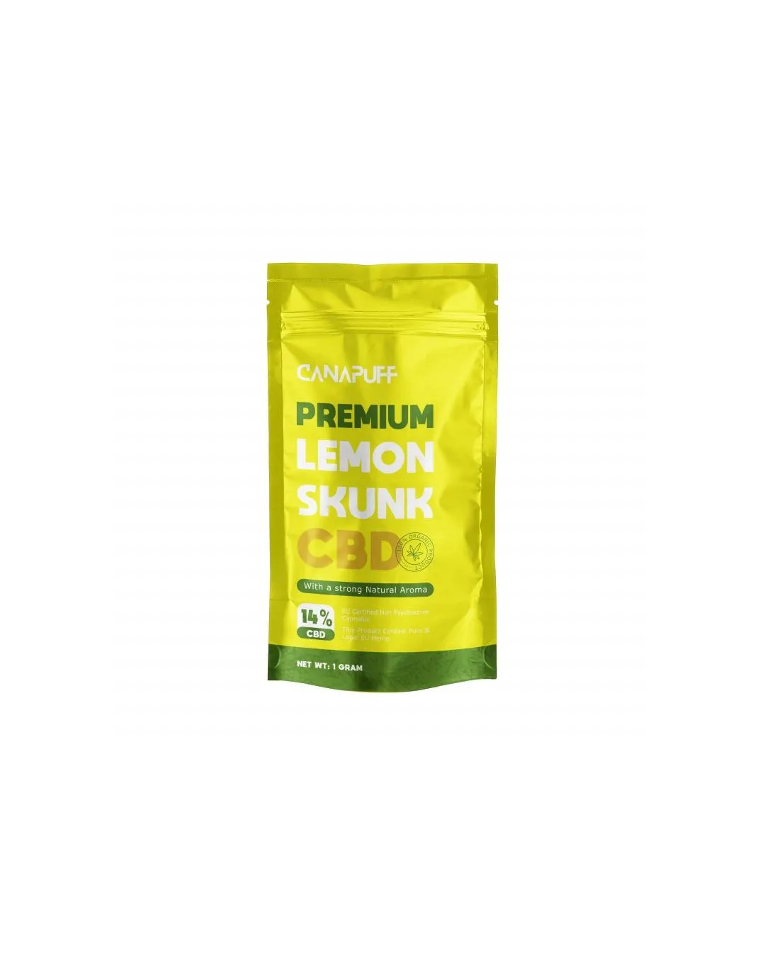 CANAPUFF LEMON SKUNK kanapių žiedai 3g – CBD 14% CANAPUFF LEMON SKUNK kanapių žiedai