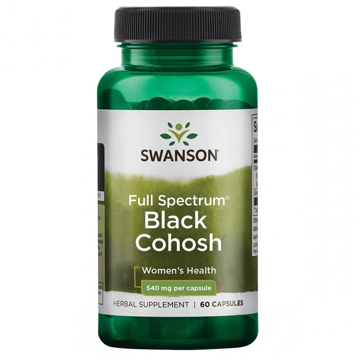 Swanson BLACK COHOSH 540mg – 60 kapsulių Swanson BLACK COHOSH 540mg