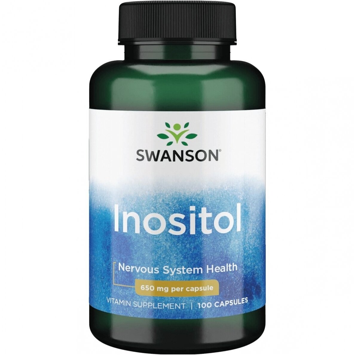 Swanson INOZITOLIS 650 mg – 100 kapsulių Swanson INOZITOLIS