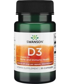 Swanson VITAMINAS D3 1000TV