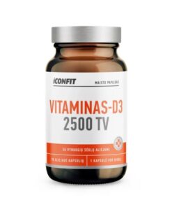 ICONFIT Vitaminas D3 2500 TV