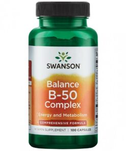 Swanson B vitaminų kompleksas – 100 kapsulių